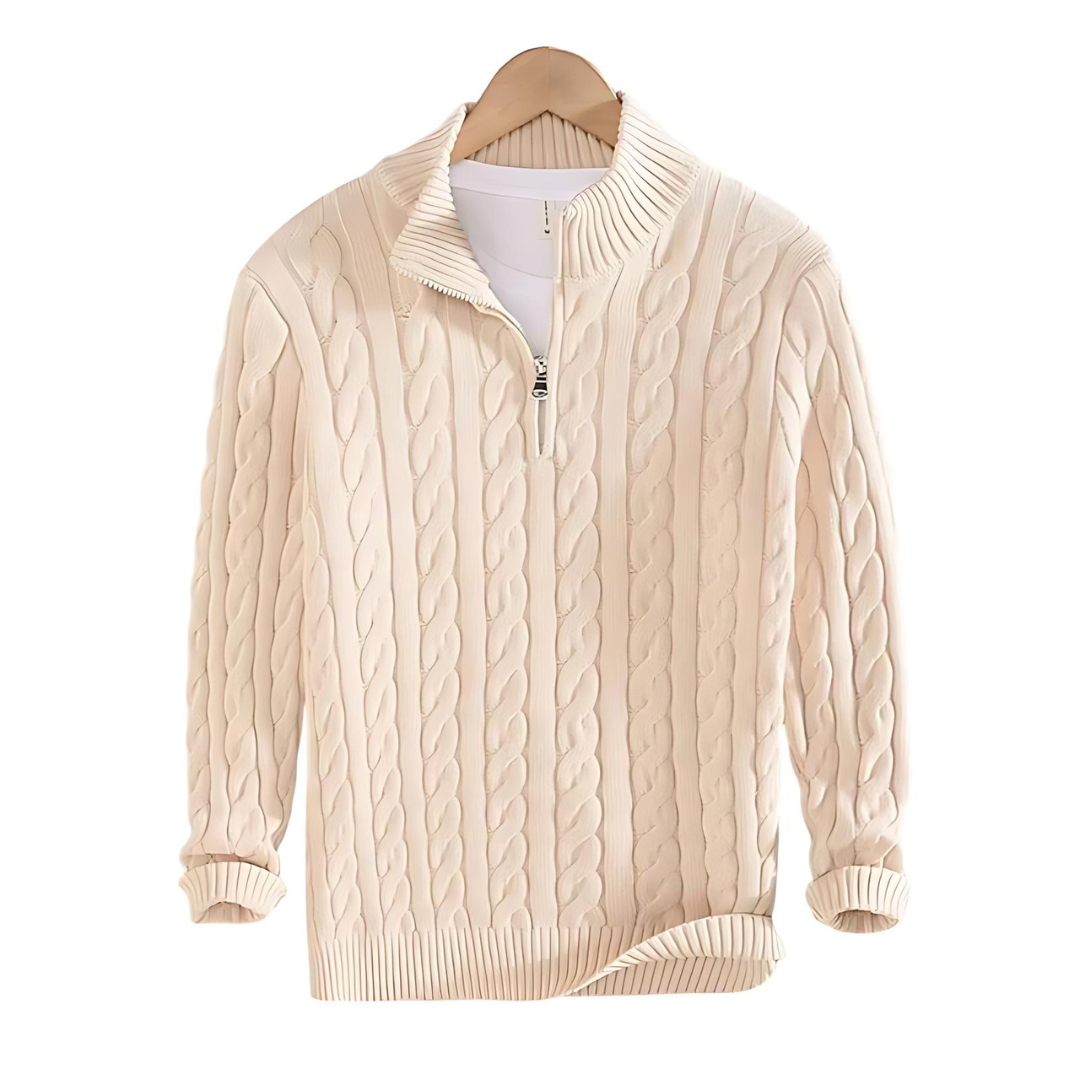 VERBIER HALF ZIP SWEATER